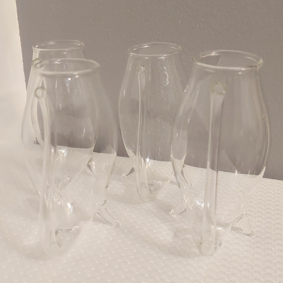 Douro Port Sippers Red Wine Novelty Glasses 3 oz Bareware set of 4 True - Picture 4 of 6